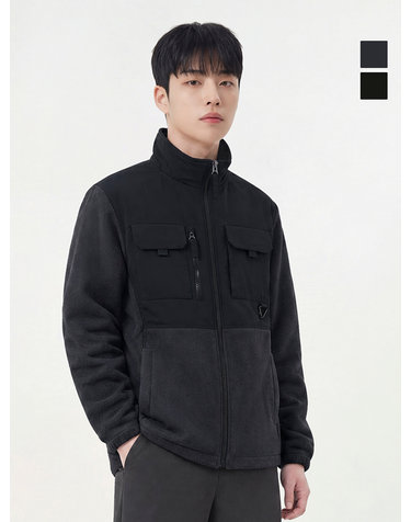 웨스트우드 남성 우븐 하이브리드 플리스점퍼_WP4MTSJ707