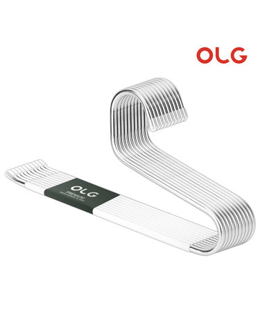 올지 8mm 논슬립 바지걸이 10p 자국없는 스텐 튼튼한 청바지