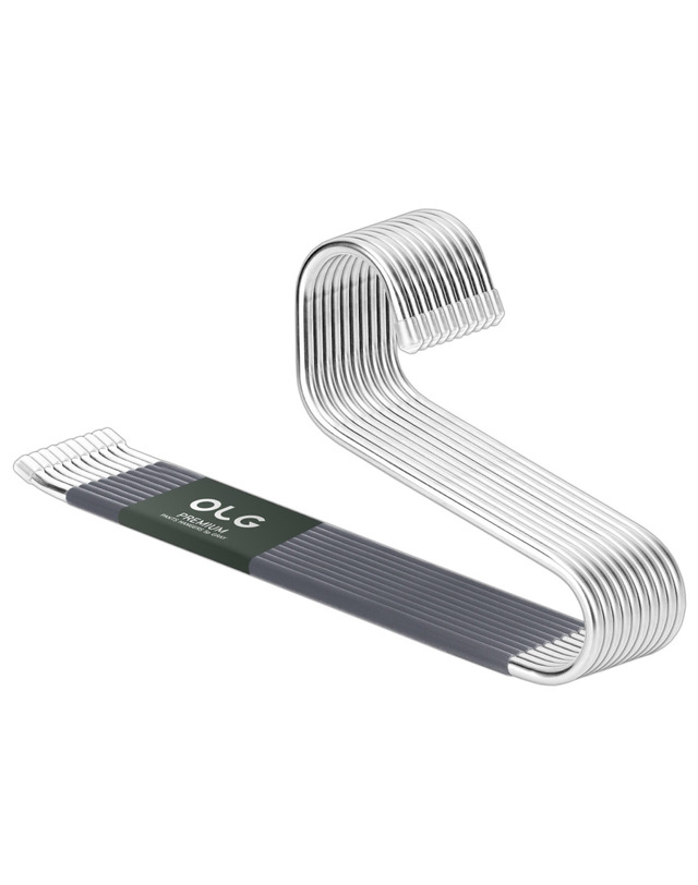 올지 올지 8mm 논슬립 바지걸이 30p 스텐 자국없는 청바지 튼튼한 착용컷