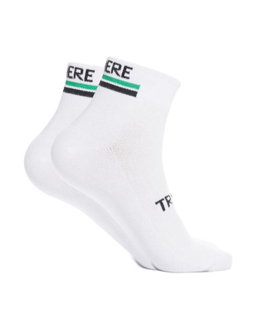 TRIMERE GOLF STRIPE SHORT SOCKS WHITE