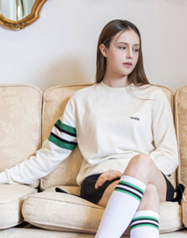 SIGNATURE LINE CASHMERE KNIT PULLOVER UNISEX IVORY