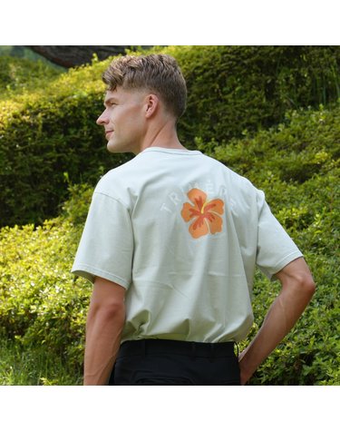 FLORAL GRAPHIC T-SHIRT MAN MINT