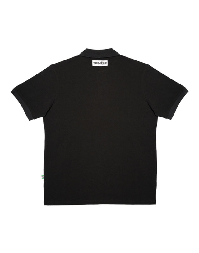 트리메르 LOGO WAPEN SHORT SLEEVE PK TEE F/L MAN BLACK 착용컷