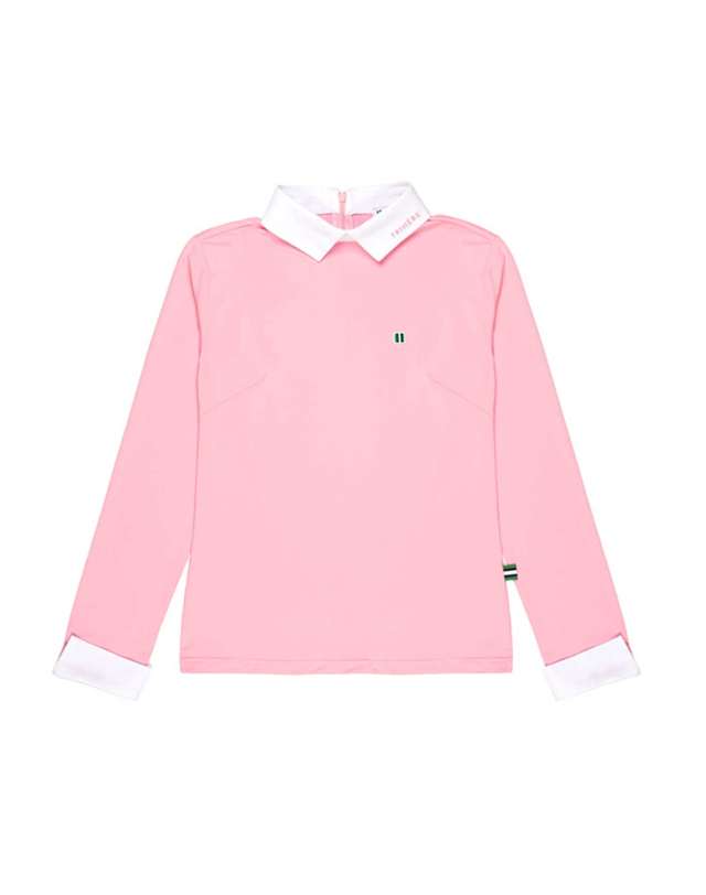 트리메르 POINT COLOR SLIM TEE PINK 착용컷