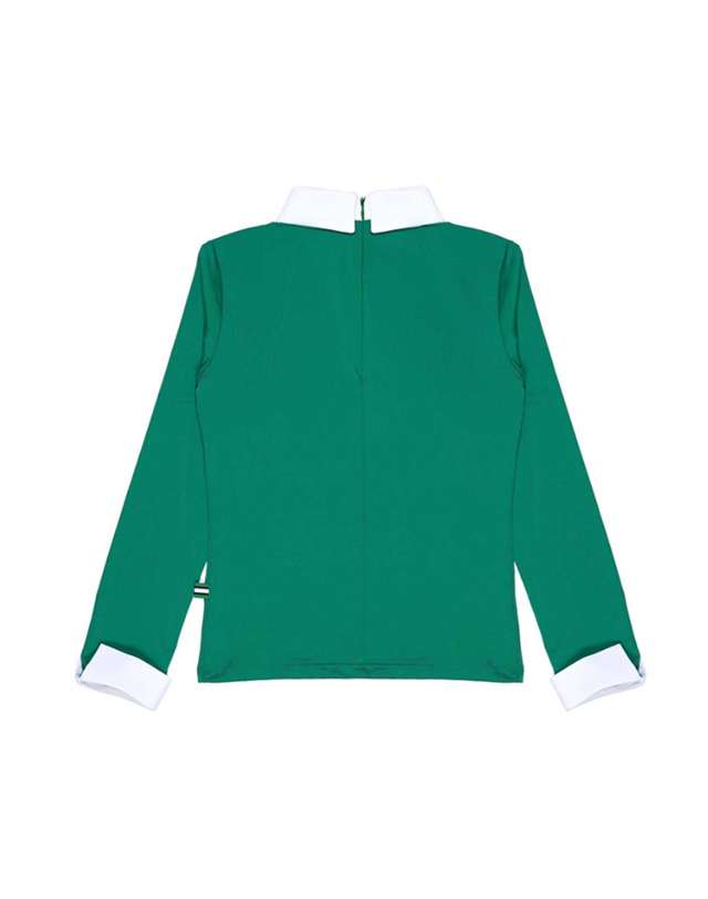트리메르 POINT COLOR SLIM TEE GREEN 착용컷