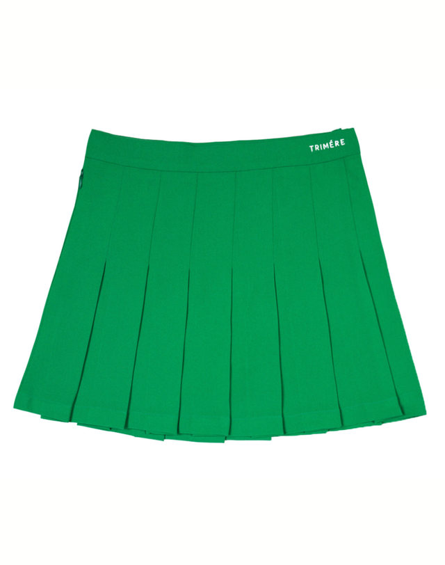 트리메르 PLEATED TENNIS SKIRT GREEN 착용컷