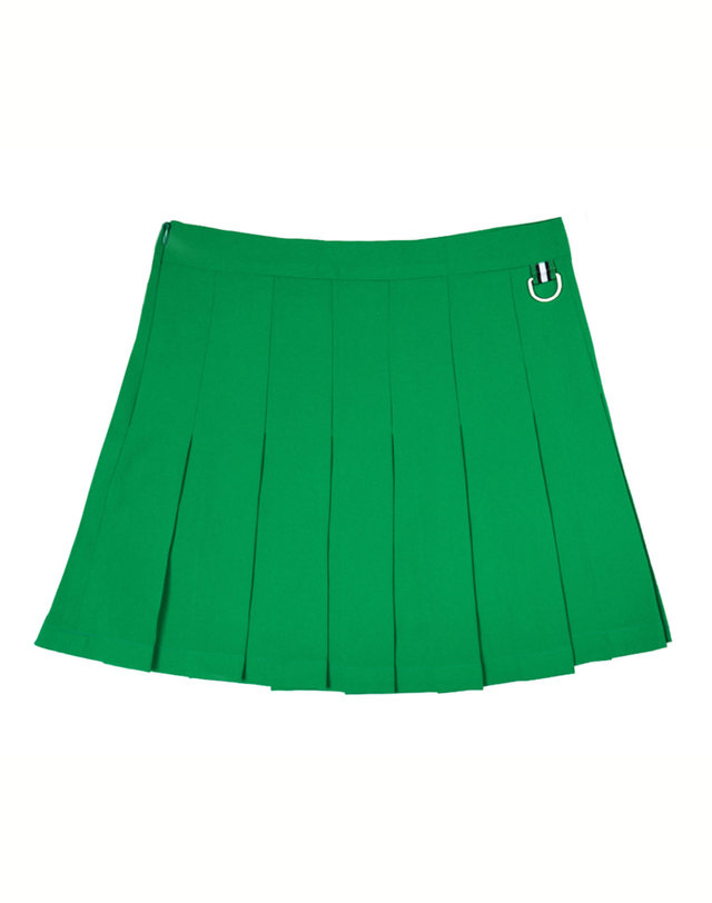 트리메르 PLEATED TENNIS SKIRT GREEN 착용컷