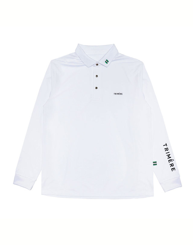 트리메르 BASIC LOGO SHIRT MAN WHITE 착용컷