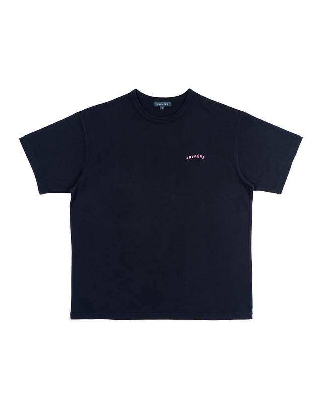 트리메르 FLORAL GRAPHIC T-SHIRT WOMAN NAVI 착용컷