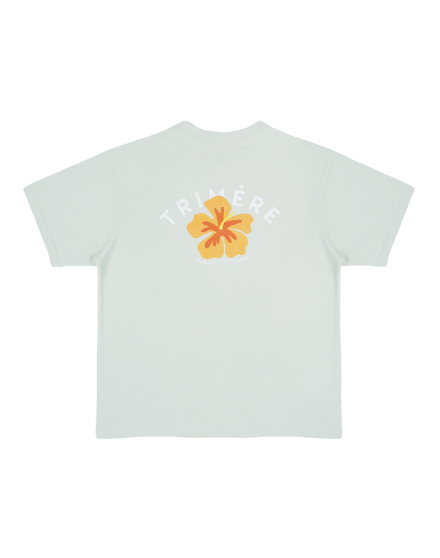 트리메르 FLORAL GRAPHIC T-SHIRT MAN MINT 착용컷