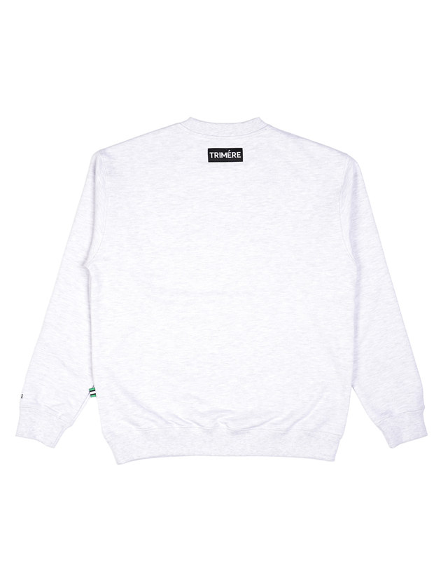 트리메르 Applique MANTOMAN UNISEX M-GRAY 착용컷