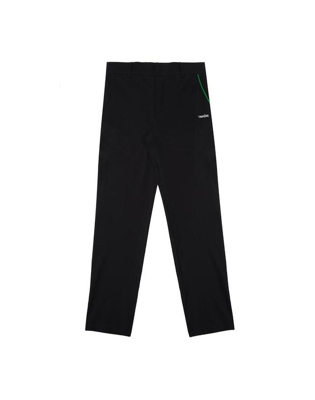 트리메르 SUMMER STRETCH SLIM STRAIGHT-FIT PANTS MAN BLACK 착용컷