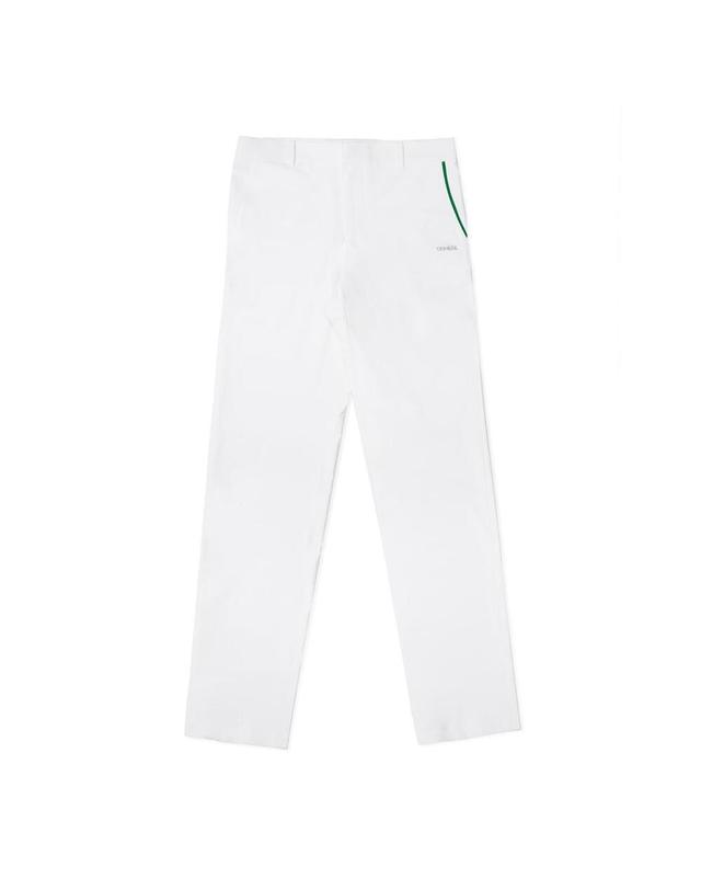 트리메르 SUMMER STRETCH SLIM STRAIGHT-FIT PANTS MAN WHITE 착용컷