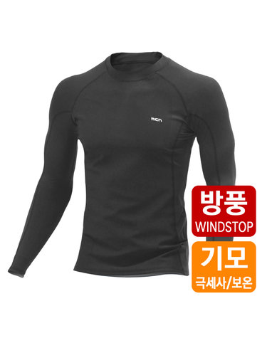 방풍 이너웨어 상의 블랙-방한 언더웨어 내의 내복