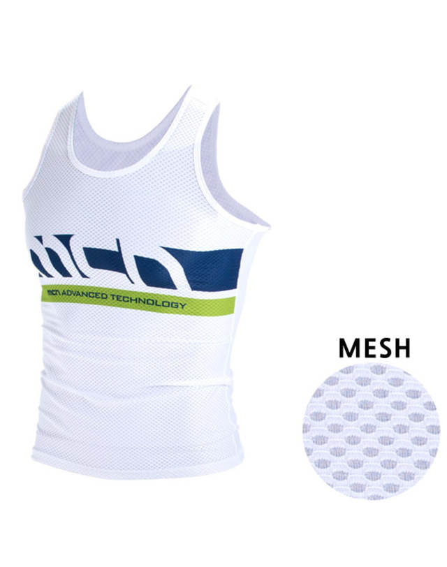 엠씨엔스포츠 남성용 슬리데린 K-MESH 민소매 이너웨어 언더웨어 착용컷