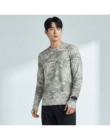 밀리터리 데저트 긴팔 티셔츠 봄 가을 러닝 마라톤