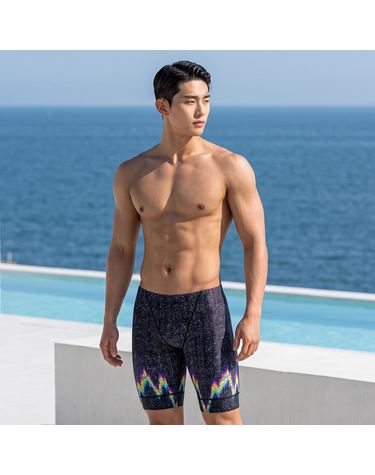 글리치 남성 4부 재머 수영복 스윔슈트 강습 실내