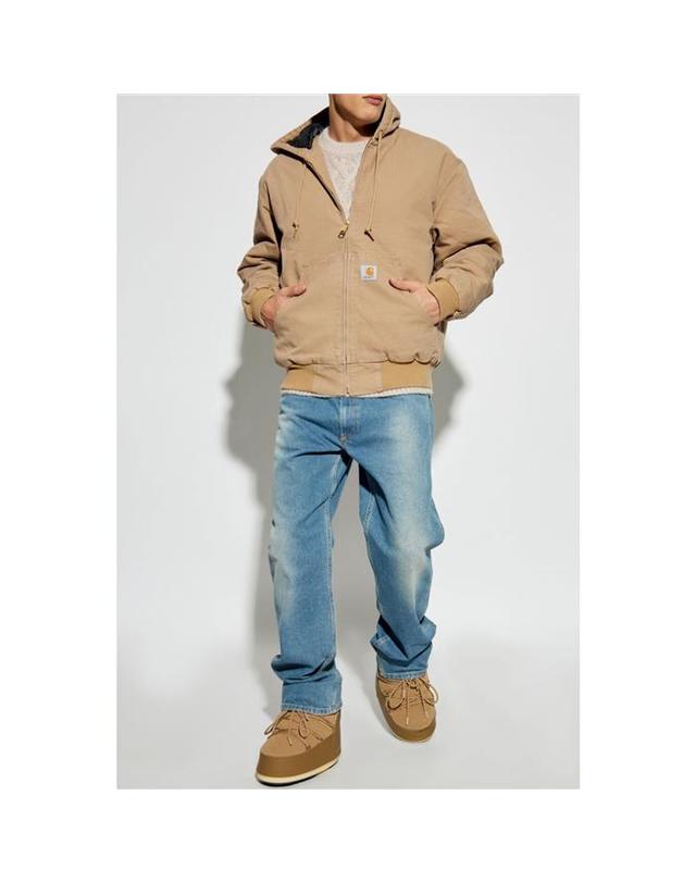 칼하트 윕 [럭스댓] 국내 칼하트 WIP 로고 디어본 OG 액티브 집업 자켓 I027360 2FS 착용컷