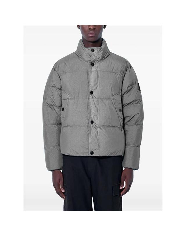 스톤아일랜드 [럭스댓] 국내 26FW 스톤아일랜드 L2S15 4100109 / 크링클랩스 안티드롭 다운 패딩 착용컷