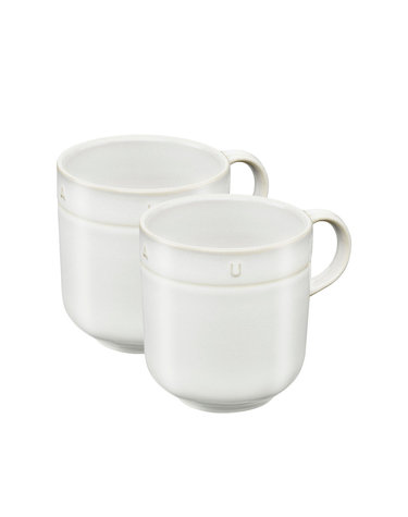 [스타우브] 부쏠 스톤웨어 머그 470ml 2p 화이트