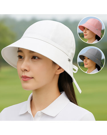 핑 튤립 여성 버킷햇 골프모자