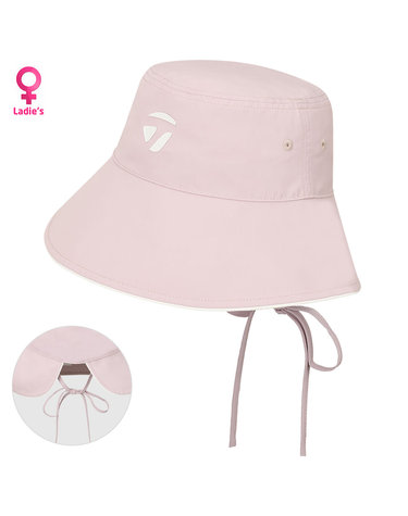 테일러메이드 WIDE BRIM 핑크 여성 와이드챙 골프 버킷햇