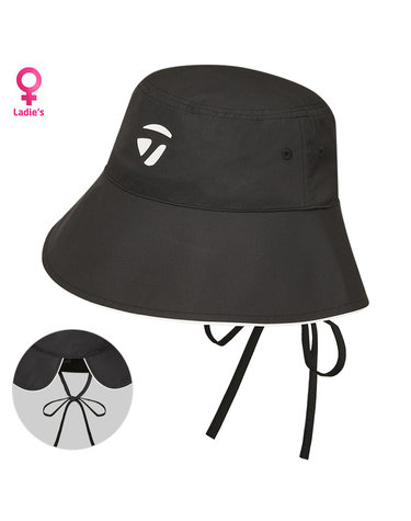 테일러메이드 WIDE BRIM 블랙 여성 와이드챙 골프 버킷햇