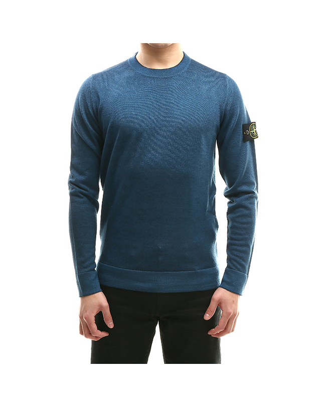 스톤아일랜드 스톤아일랜드 남성 와펜 패치 니트 7115572A8 V0024 착용컷