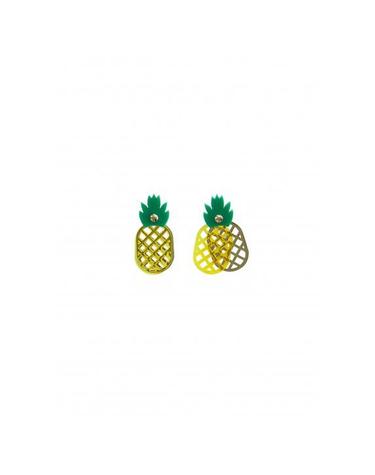 PINEAPPLE EARRING YELLOW