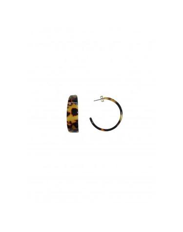 LEOPARD HOOP EARRING