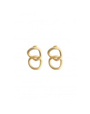 CIRCLE TWINS EARRING GOLD