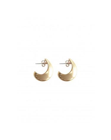 CHUBBY HOOP EARRING GOLD