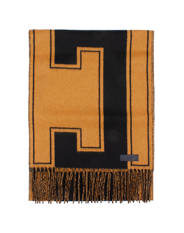 에르메스 에르메스 Casaque Clefs de H scarf 캐시미어 머플러 H269140S 04 착용컷