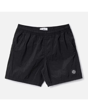26SS 스톤아일랜드 남성 나일론 메탈 스웜 쇼츠 블랙 L1S15B100004 S0043 V0029