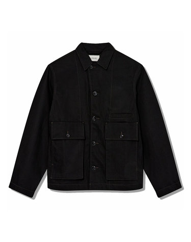 25FW 르메르 박시 자켓 블랙 OW1198 LD1055 BK999