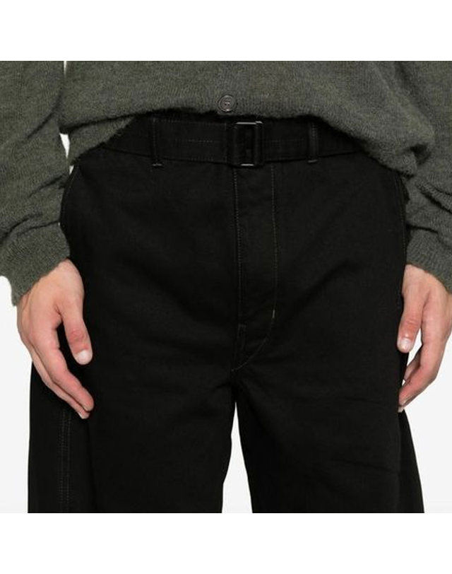 르메르 26SS 남성 르메르 벨트 팬츠 블랙 PA326 LD1055 BK999 착용컷