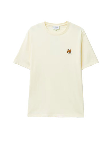 26SS 메종키츠네 폭스 헤드 레귤러 티셔츠 노블 베이지 PM00107KJ7026 0063