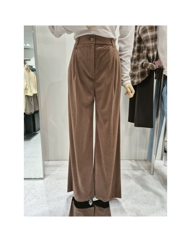 [갤러리아] [26F/W] 코듀로이 원턱 와이드팬츠