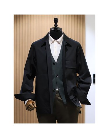 [갤러리아] BON F/W 블랙 이태리 폴텍스 워크웨어 자켓 BN4FEA216