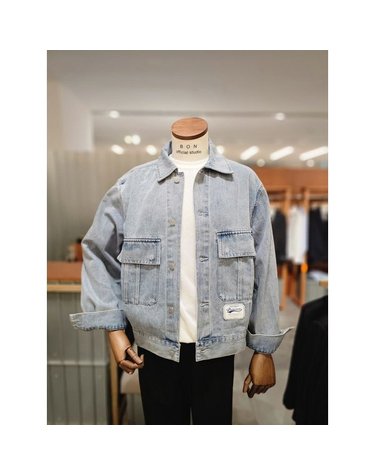[갤러리아] 25 S/S DENIM TRUCKER 오버핏 점퍼 BNESJP407
