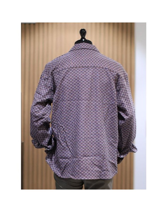 본 [갤러리아] BON F/W 2종 택1 하운드체크 이태리 수입 소재 오버핏 셔츠 BN2FBA644 착용컷