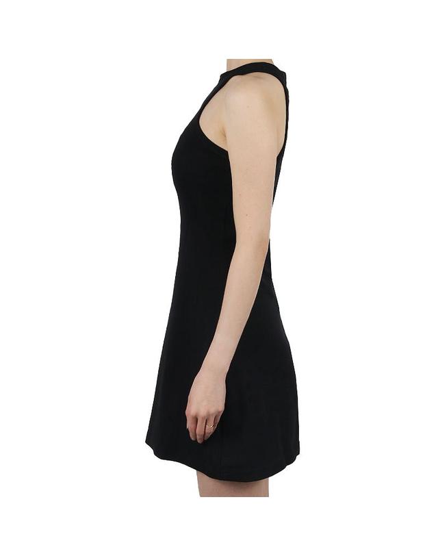 꾸레쥬 꾸레쥬 여성 로고 미니 원피스 블랙 125JRO577JS0203 9999 착용컷