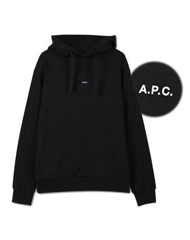 [당일]아페세 미니 로고 후드 티셔츠 블랙 COEIP H27622 LZZ