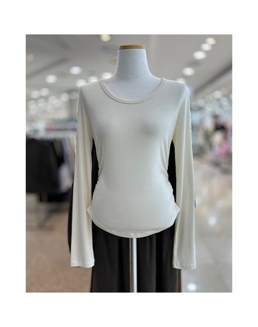 [갤러리아] 부루앤쥬디 셔링유넥티셔츠 BBRJTS108D