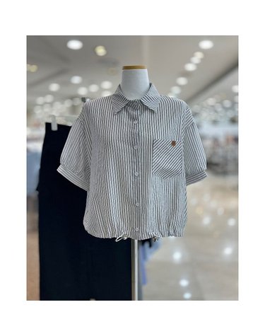 [갤러리아] 부루앤쥬디 밑단스트링줄지셔츠 BBRFSH407B