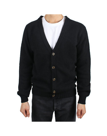 할리오브스코틀랜드 남성 울 가디건 블랙 M3092 3V BLACK