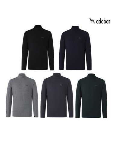 [ADABAT] NEW 아다바트 기능성 모크넥 티셔츠 남성 5종세트