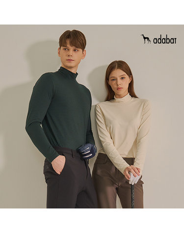 [아다바트] 모크넥 티셔츠 남녀 단품 택1