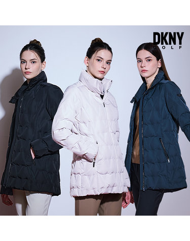 [DKNY GOLF] 23FW 튜브 덕다운 재킷 여성 3컬러 택1