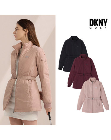 [DKNY GOLF] 경량 벨트 덕다운 재킷 여성 3컬러 택1